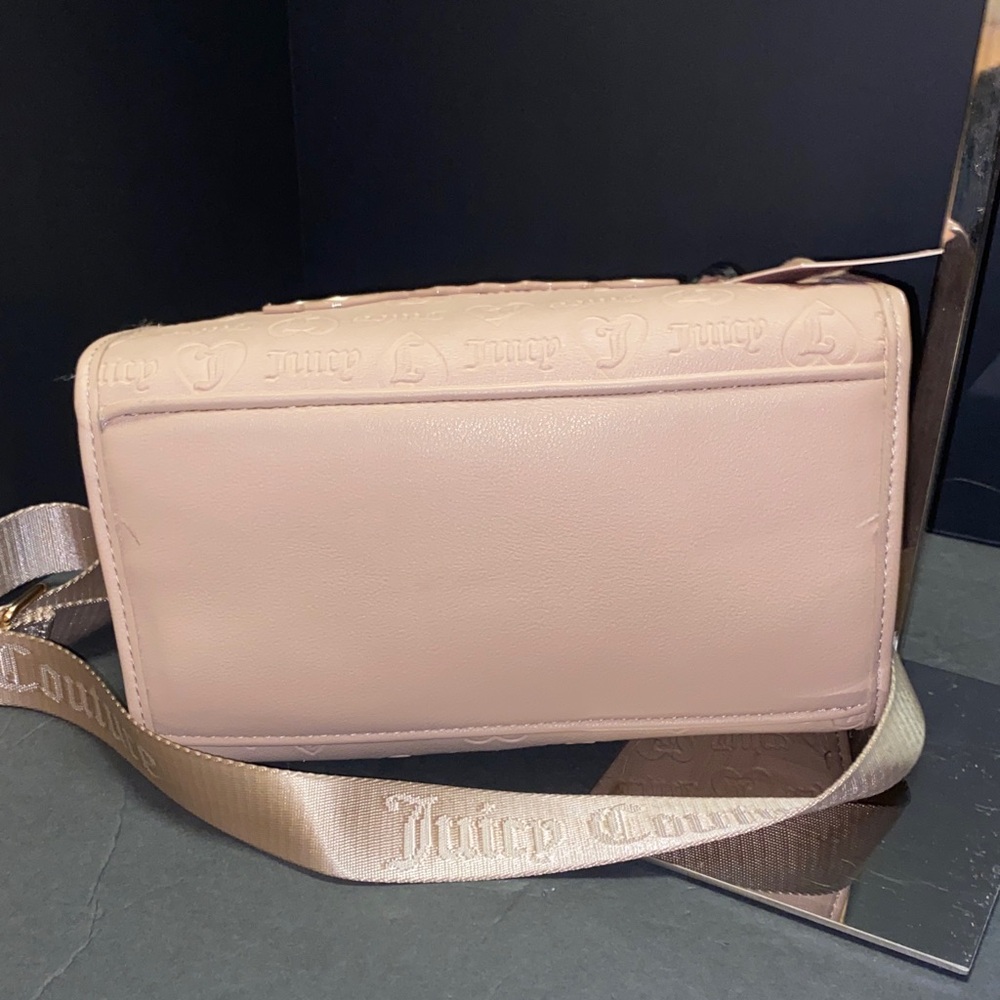 NWT. Juicy Couture Beige Upgrade U Mini Tote - Picture 10 of 15